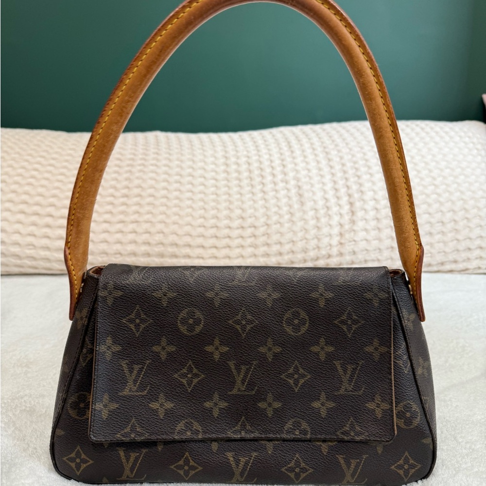 Louis Vuitton Monogram Brown Looping Handbag